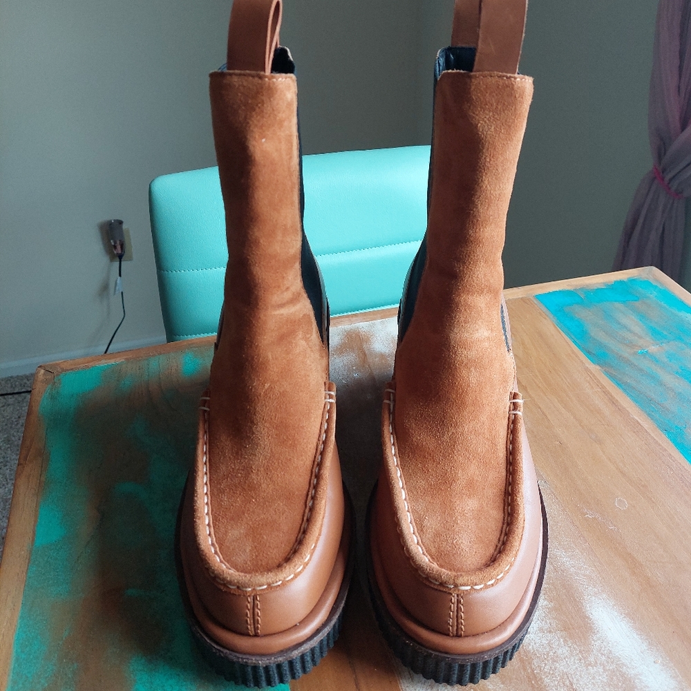 Rag & Bone Sloane Chelsea Boot, SZ 10, Cognac